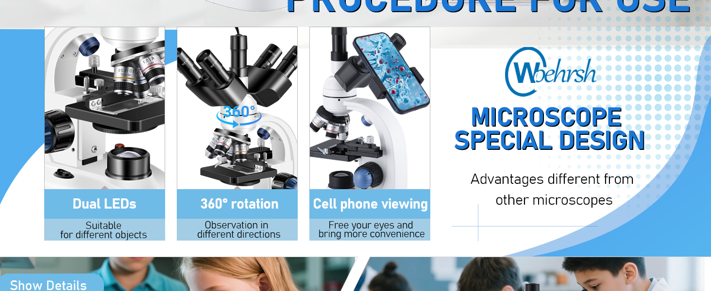 Microscope for adults