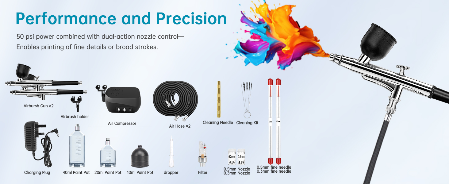 air brush painting set