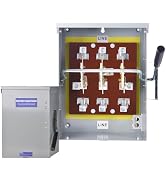 50 Amp GFCI Breaker Box,IP65 Waterproof Design,AC Breaker Panel with Ground | 3-Wire System(1 Hot...
