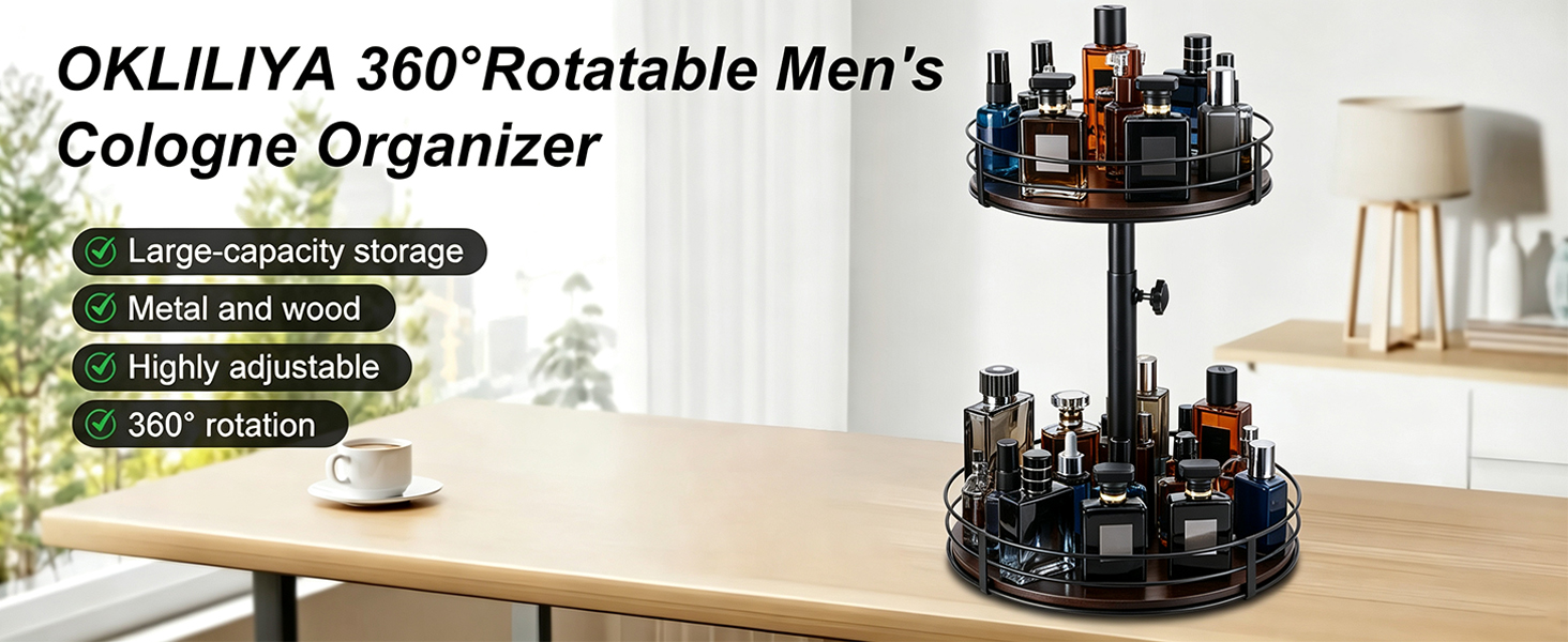 Rotating Cologne Organizer