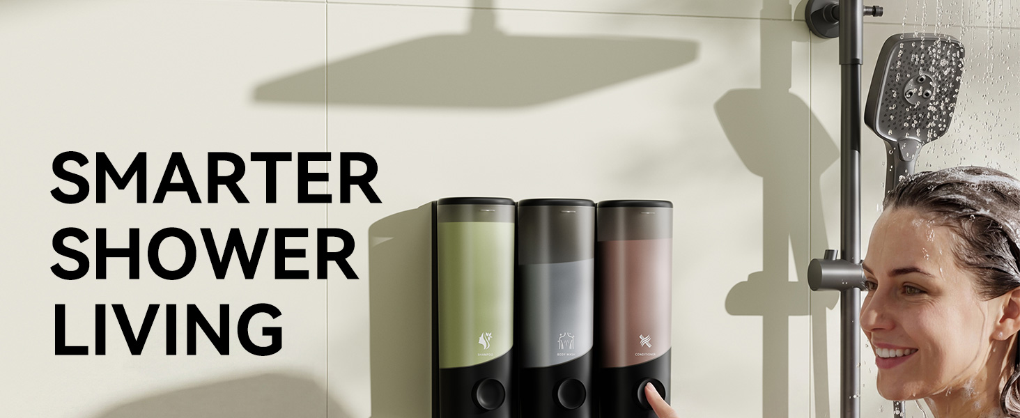 Shampoo and Conditioner Dispenser