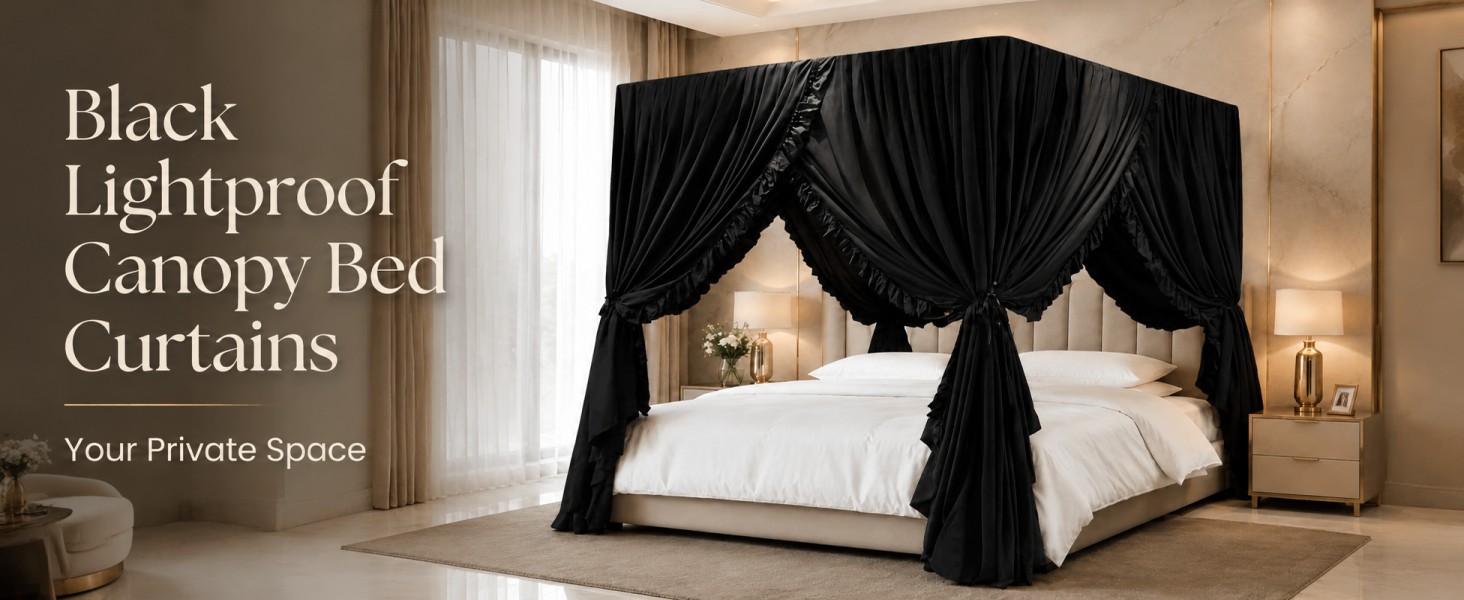canopy bed curtains