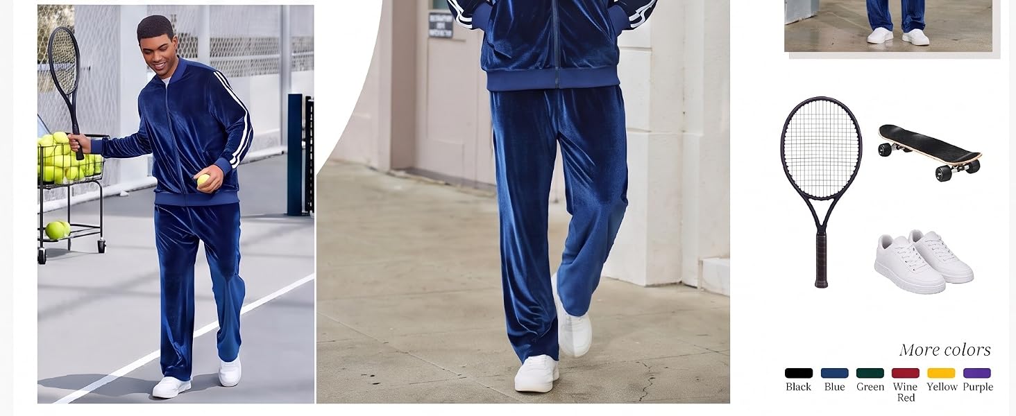 Velvet Track Suits