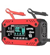 Battery Charger 10-Amp 12V/24V Smart Trickle Charger for Car | Battery Charger, 10-Amp, 12V/24V, ...