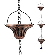 OUISJYER Garden Hose Holder Stand, Heavy Duty Freestanding Metal Rack | Reinforced Triangle Suppo...