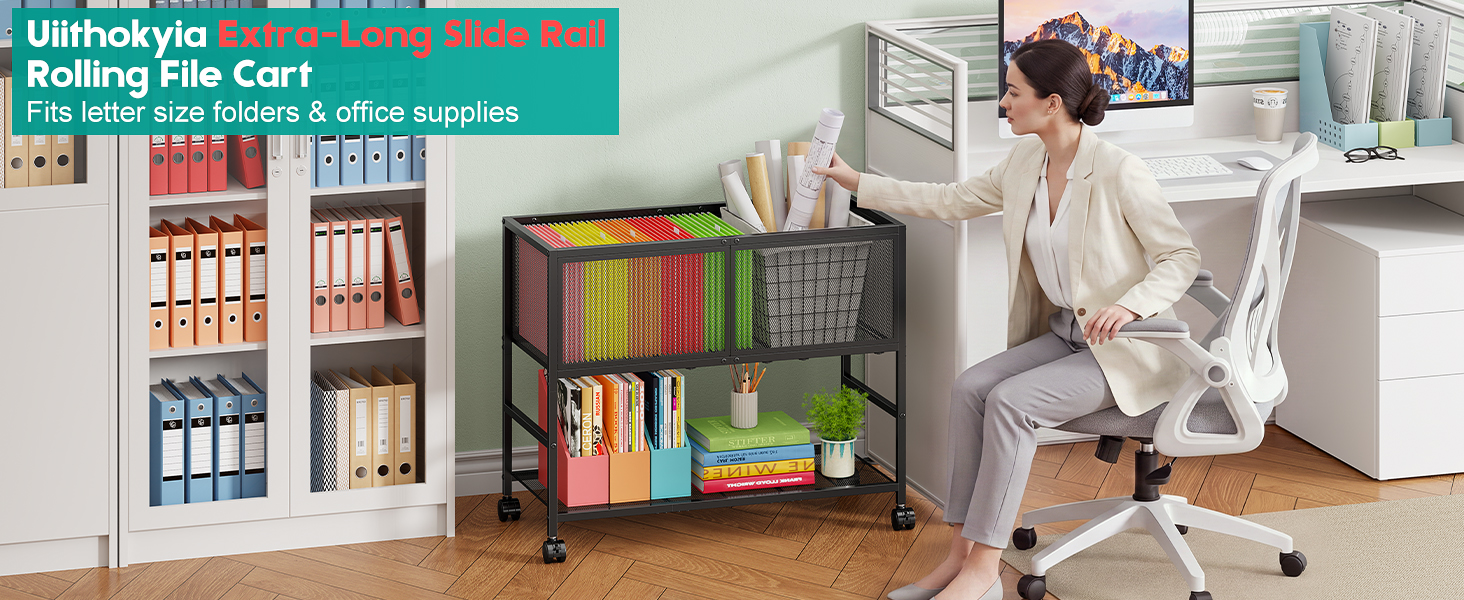 Rolling File Cart
