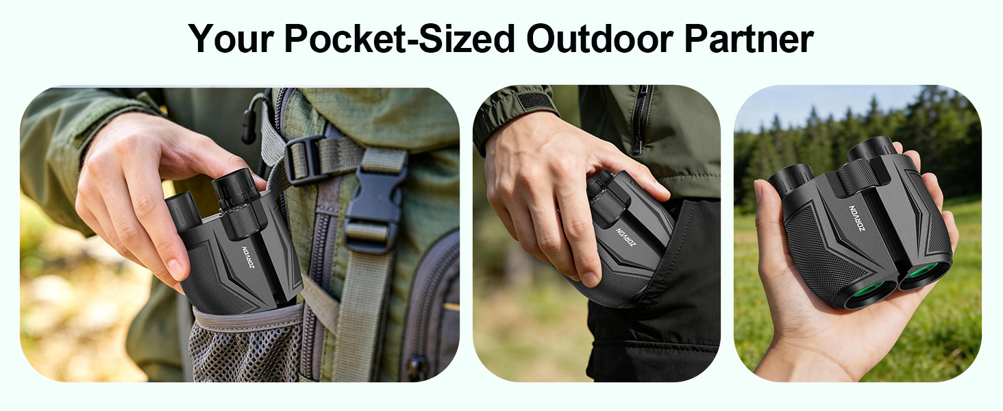 Pocket Portable Outdoor Binoculars