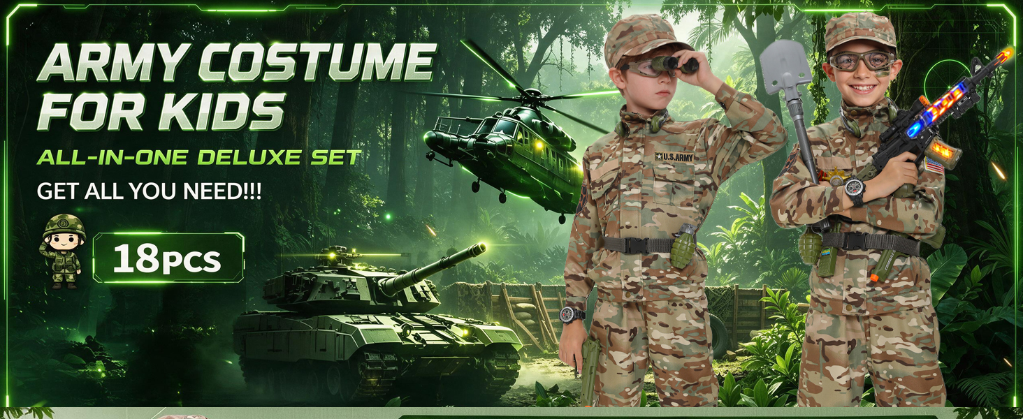 ARMY COSTUME FOR KIDS