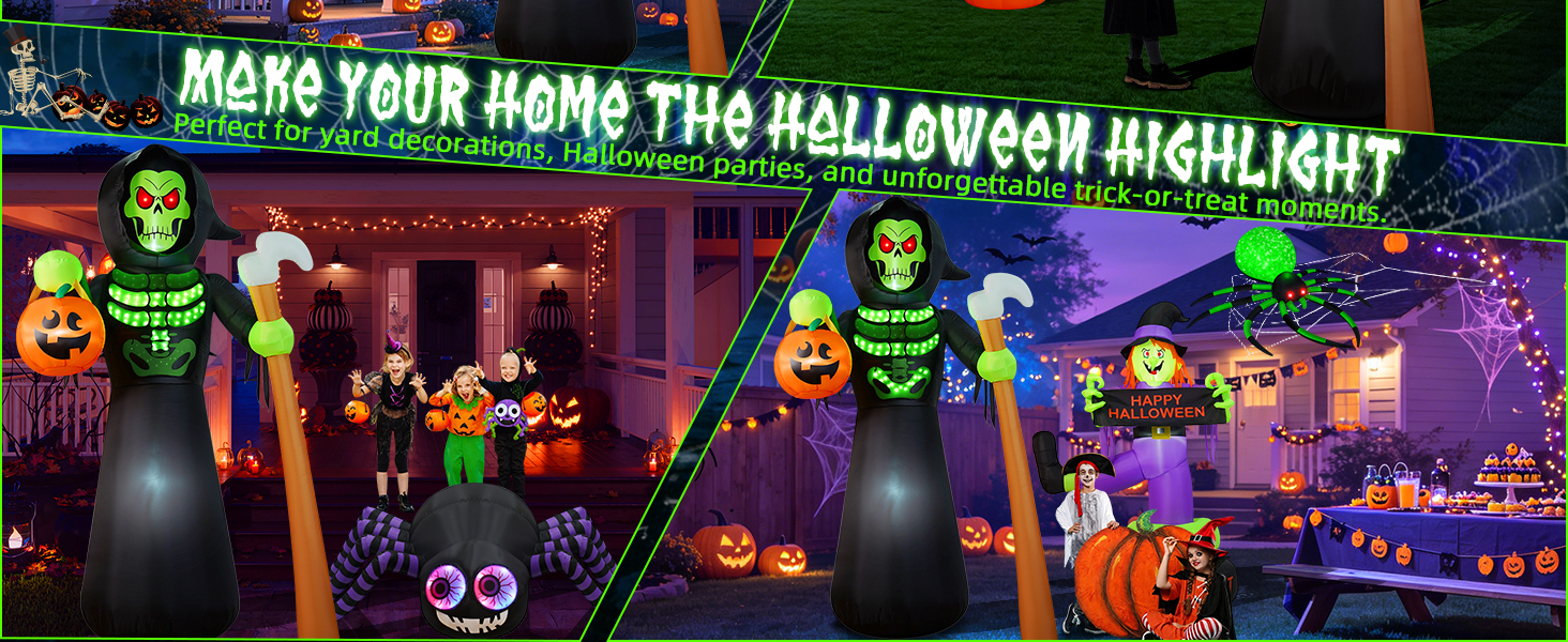 outdoor Halloween decorations