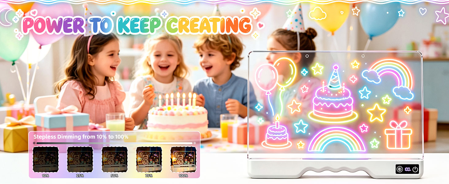 led drawing board for kids