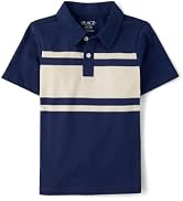 The Children's Place Boys' Short Sleeve Poplin Button Down Shirt