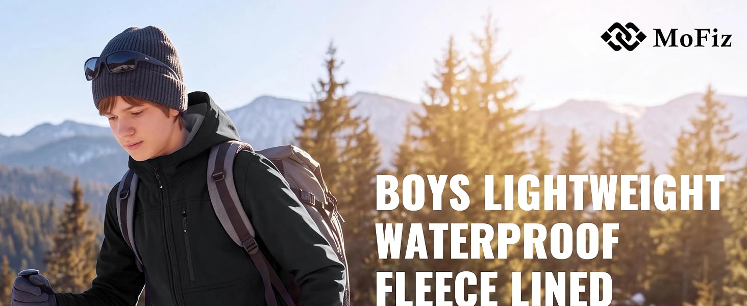 boys softshell jackets