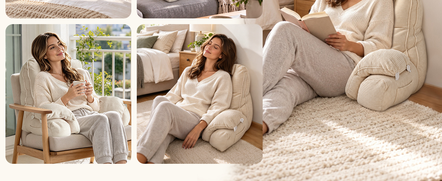 Reading Pillow for Bed