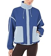 Vimida Womens Sherpa Fleece Zip Up Jacket Casual Outerwear | Stand Collar, Full Zip, Winter Warm ...