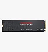 Sandisk Optimus GX PRO 850P 1TB NVMe M.2 2280 SSD for PS5 Consoles | PCIe 4.0, Up to 7,300MB/s Re...