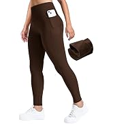 AVGO Fleece Lined Tights Women Workout Jogging Pant Thermal Underwear Lifting High Waisted P...