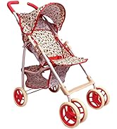 Convertible Combo Baby Doll Stroller for 3 Year Old Girls & Up | Play Toy Baby Stroller for Dolls...
