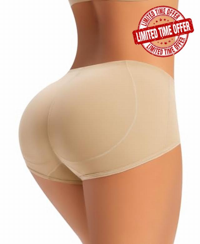 Werena Padded Underwear for Women Butt Lifting Panties Booty Pads Hip Enhancer Panty