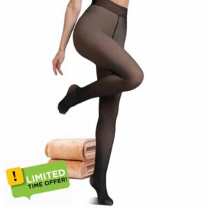JIZ Translucent Fleece Lined Tights Women