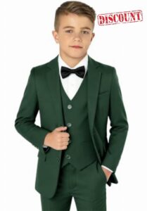 Boys Tuxedo Suit for Kids Wedding Prom Formal Dress Clothes Toddler Tux Set                                                          boys formal dress clothes