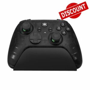 CRKD ULT PRO Wireless Gaming Controller | PC Layout (ABXY) | No Stick Drift TMR | 1000Hz Wired | 4 Back Buttons | Compatible with PC