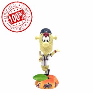 Blooper Atlanta Braves Smu 4.5 Inch On A Peach Bobblehead MLB Baseball