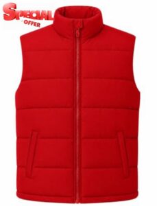 Men's Puffer Vest Lightweight Winter Warm Jacket Outerwear                                                          Full-Zip Sleeveless Jacket