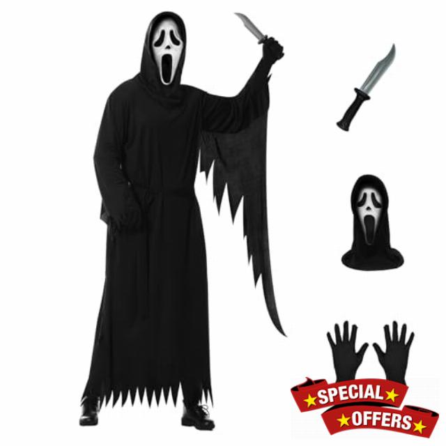 Scream Costume for Kids with Mask