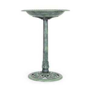 28 in Pedestal                                                          Pedestal Bird Bath for Outdoors with Wide 20 in Basin