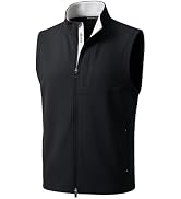 M MAELREG Mens Vests Outerwear Softness Vests Zip Pockets for Jacket Casual | Full Zip,Performanc...