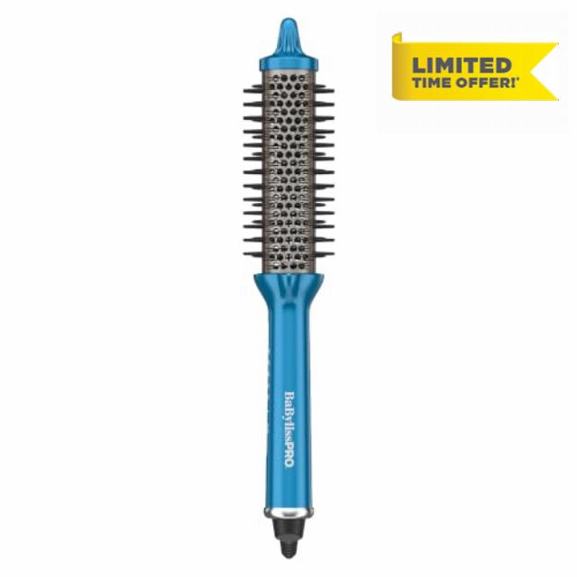 BaBylissPRO The Thermal Round Brush 1.25-Inch Heated Styling Brush                                                          Nano Titanium Barrel