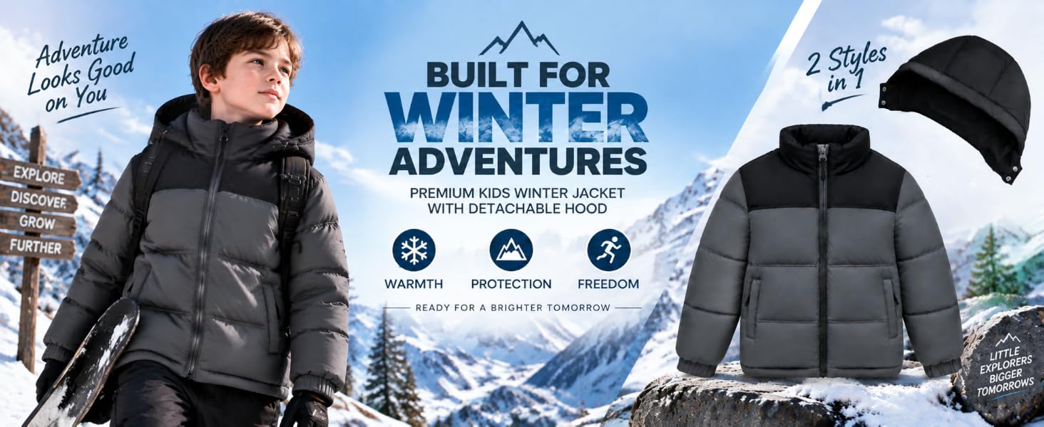 kids winter coats