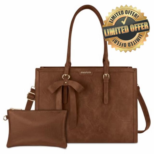MOSISO Laptop Tote Bag for Women