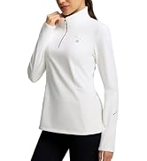 baleaf Women's Fleece Hoodie Thermal Shirts 360° Reflective Zipper Pocket | Reflective Details fo...