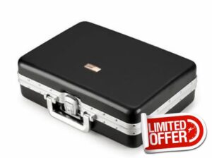 Lightweight Aluminum Frame Hard Shell Laptop Briefcase with Key                                                          Aluminum Frame