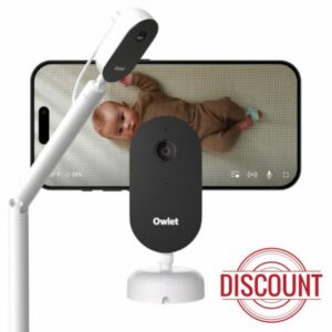Owlet Dream Sight Smart Baby Monitor Camera with Floor Stand                                                          2K HD Secure WiFi Camera with Floor Stand. Custom Cry Alerts