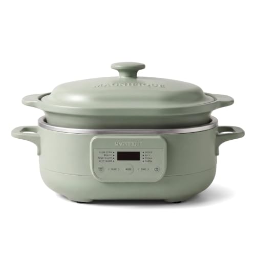 8-in-1 Multi Cooker with Removable Non-Toxic Stoneware Crock