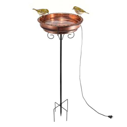 100W Heated Bird Bath for Winter