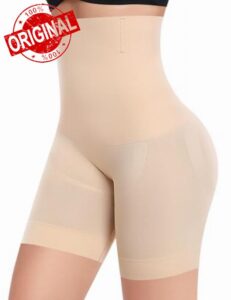 Werena Shapewear Shorts Tummy Control for Women High Waisted Body Shaper Underwear Slimming Slip Shorts Under Dresses
