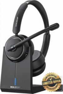 Wireless Headset with Mic for Work