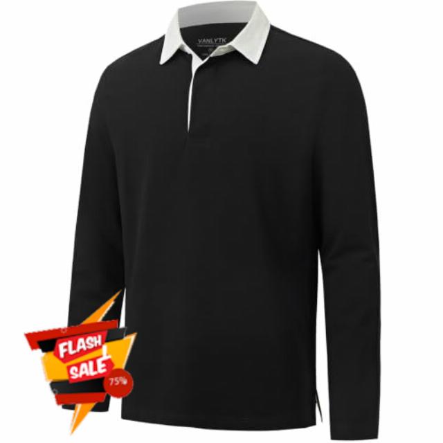 Men's Polo Shirts Classic Collared Hidden Button Casual Golf Shirt Solid Color Polo Shirt Hidden Three Buttons Twill Fabric Collared Stretch Cotton Breathable Soft Moisture Wicking