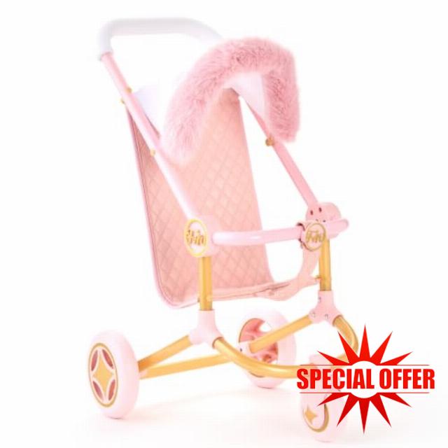 FAO Schwarz 3-Wheel Baby Doll Stroller for 14" Dolls