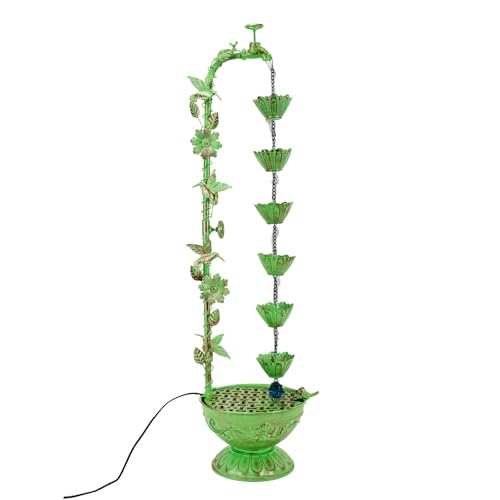 Cascading Water Fountain Feature for Garden Yard Home Deco