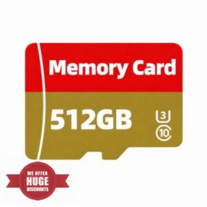 SD Card 512GB with Adapter