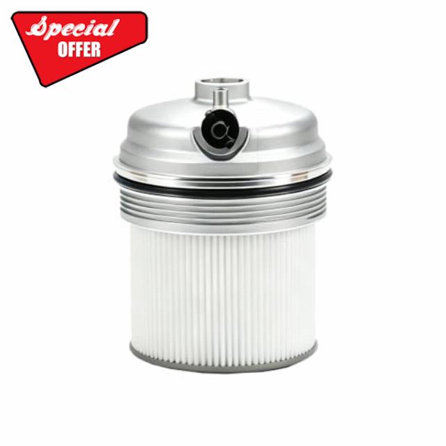 Upgrade Fuel Filter & Aluminum Cap 68436815AA 68436815AB Fit for Ram                                                          Compatible with 2019-2024 Ram 2500 3500 4500 5500 6.7L 2020-2023 Ram 1500 3.0L Diesel Filter Housing Cover Replace 68436815AA