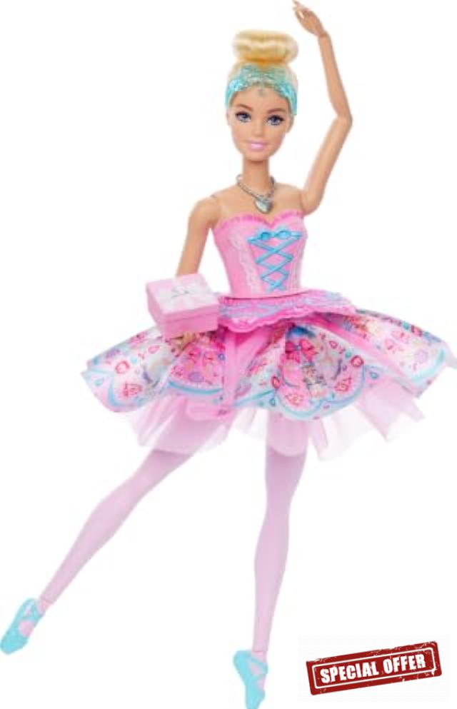 Barbie in the Nutcracker Clara Doll                                                          Surprise Tutu Transformation Feature