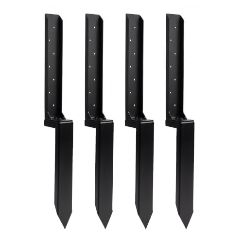 33.6" Height Upgraded 2.5" Width Heavy Duty Fence Post Repair Stakes
