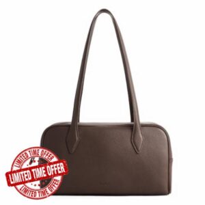 befen Genuine Leather Shoulder Bag for Women Trendy Bowler Bags Purse                                                          Key Chain