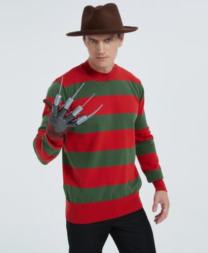 Sweater with Hat Set Fit for Freddy Krueger Family