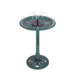 Solar Bird Bath Fountain                                                          Solar Power Fountain with 4 Spray Heads